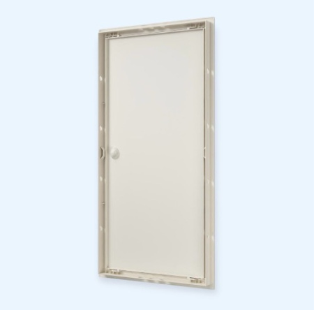 Л3060Р Ivory ЭРА (ERA) Люк ревизионный ЛР фланец 296х596 ручка 318х618 пластик Ivory EVECS